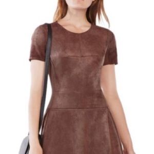 BCBGMAXAZRIA Suede Dress